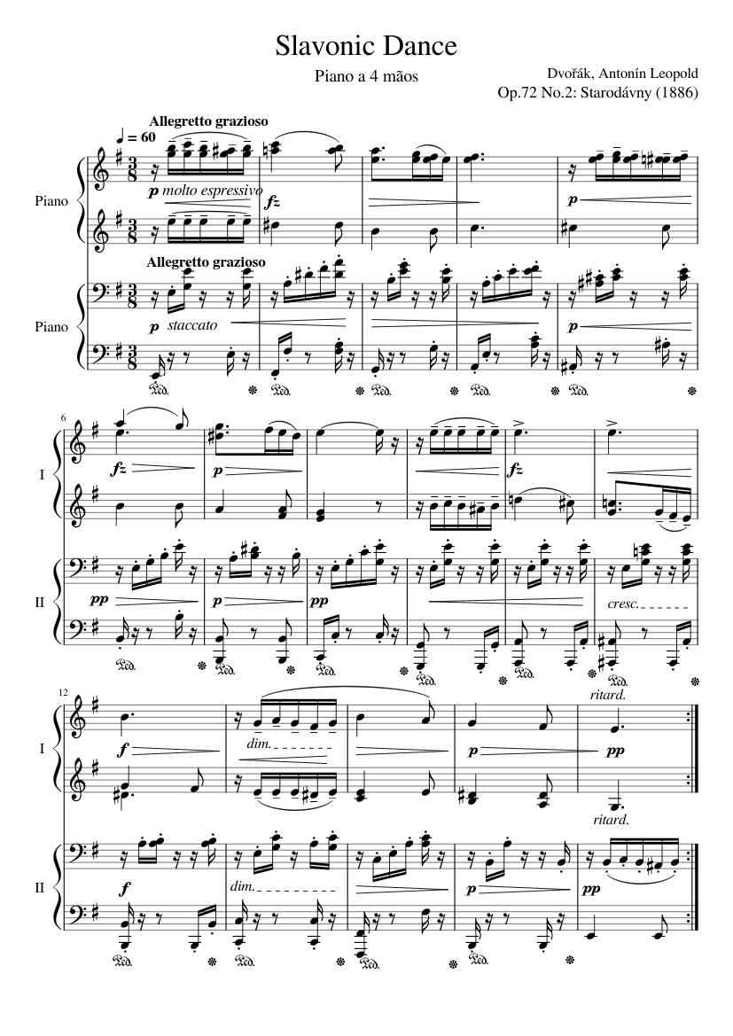 Slavonic Dances Op.72