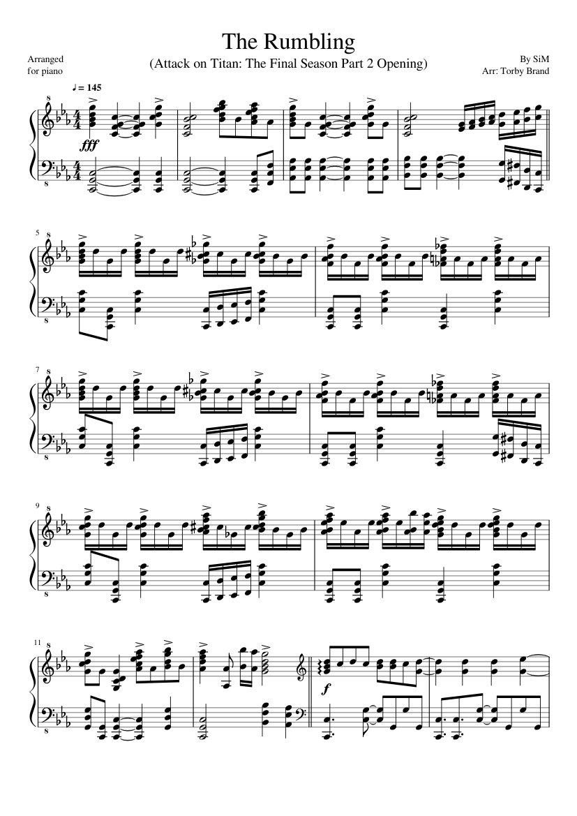 The Rumbling - Colossal Version (Attack on Titan: The Final Season ...