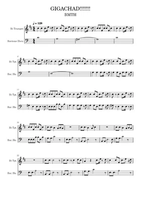 Free Gigachad by haydenspears sheet music