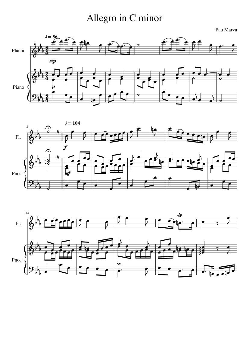 Allegro in C minor