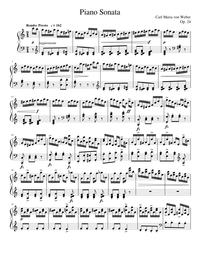 Piano Sonata No.1 in C major Op.24