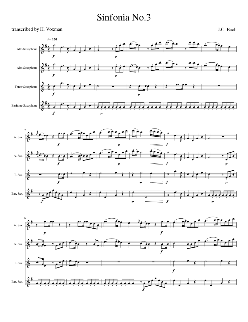 Sinfonia No 3