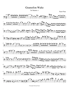 Free Gramofon Waltz by Eugen Doga sheet music | Download PDF or print on  Musescore.com