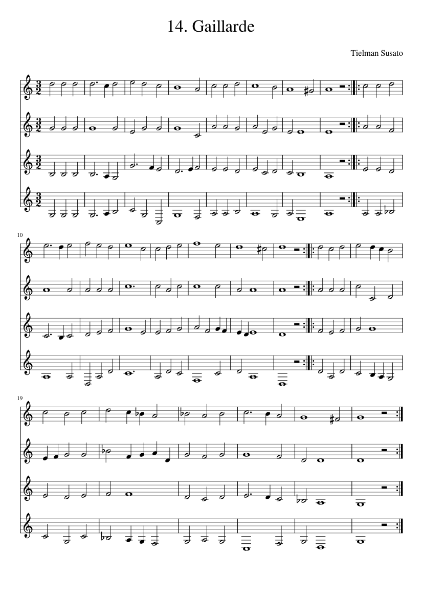 14. Gaillarde