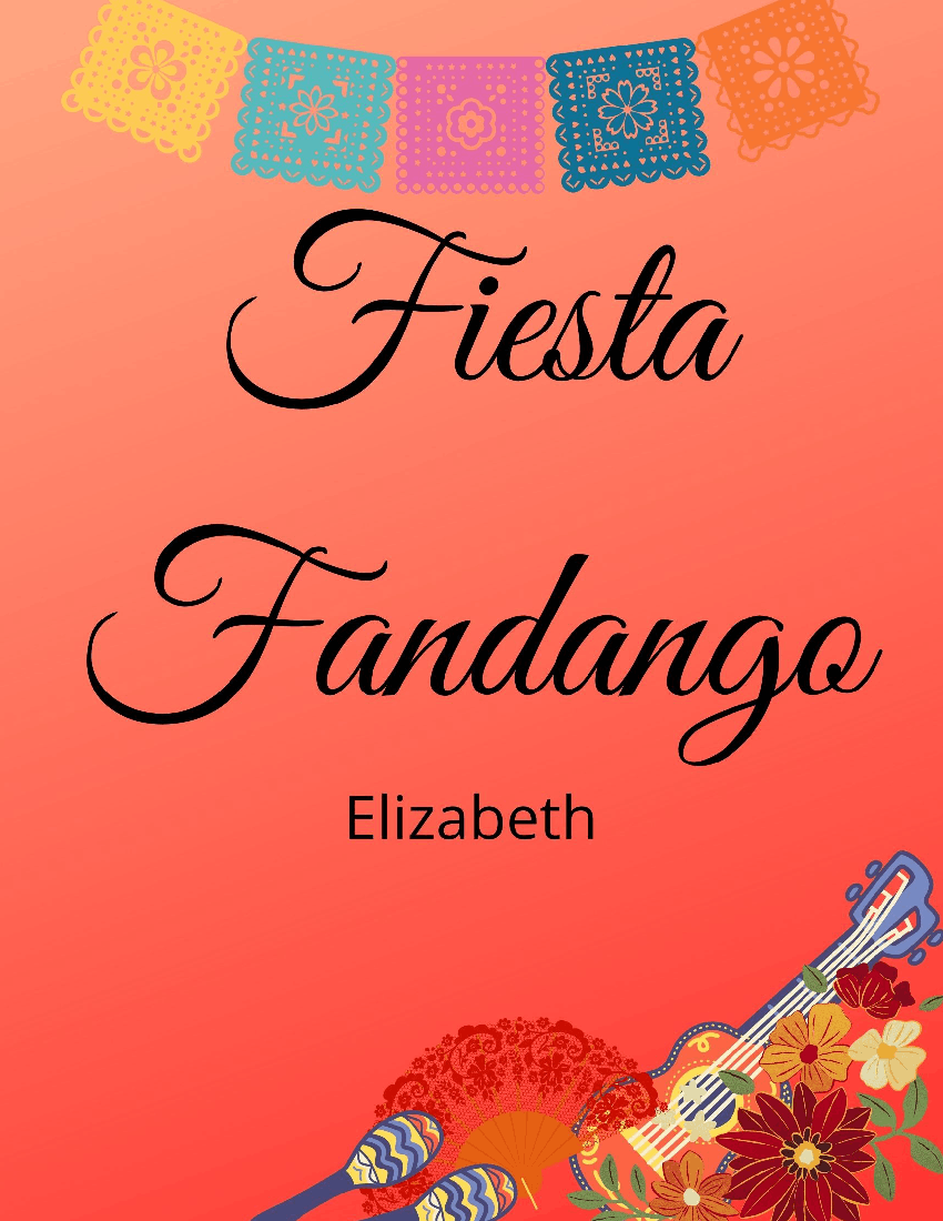 Fiesta Fandango Sheet music for Piano, Violin, Hand clap (Mixed Trio ...