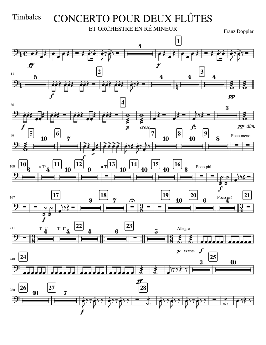 TIMB. CONCERTO 2 FLUTES