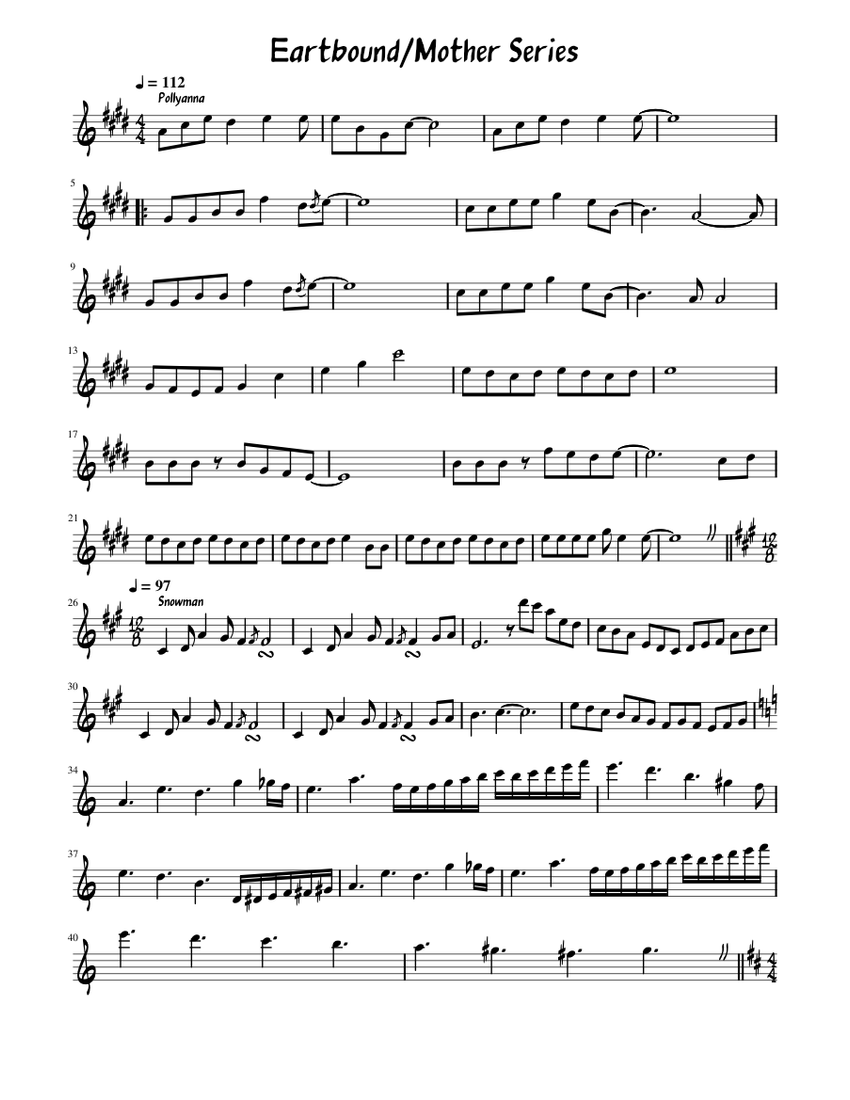 My Solo Clarinet Compilation V.2 Sheet music for Clarinet in b-flat ...