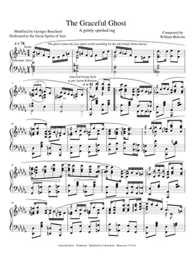 Free William Bolcom Sheet Music