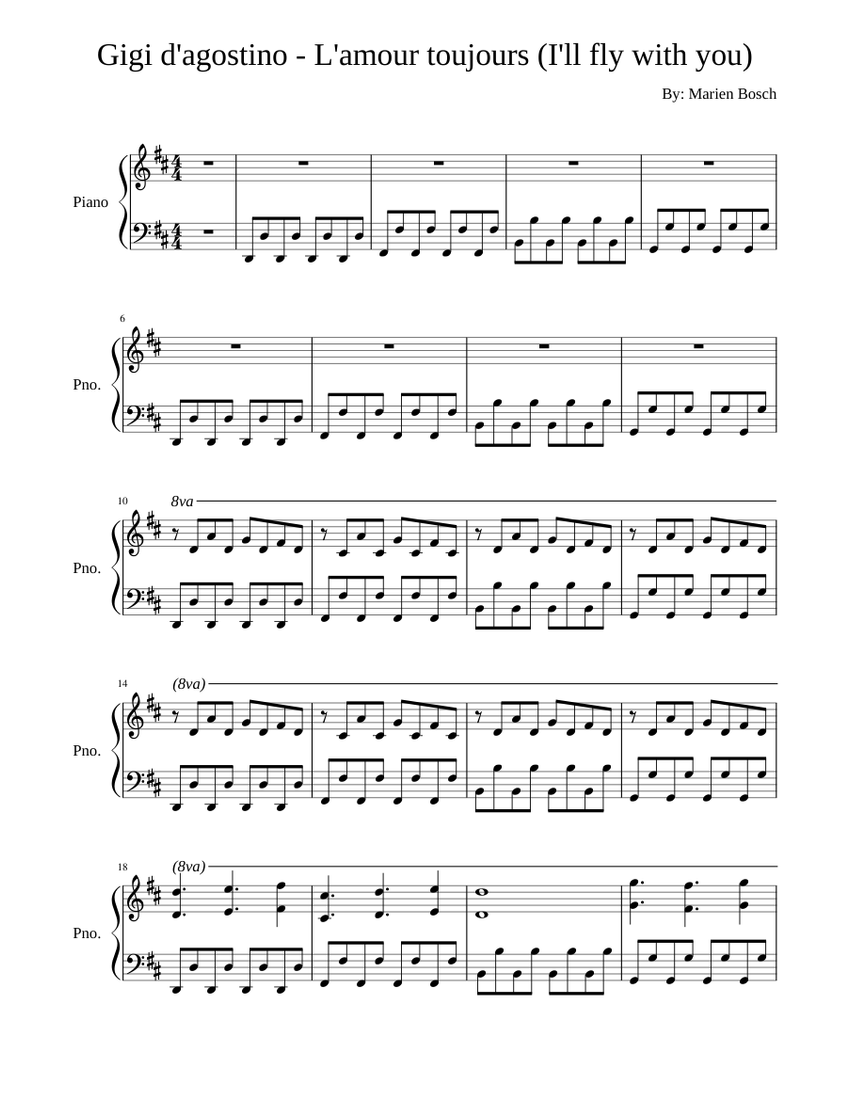 gigi-d-agostino-l-amour-toujours-i-ll-fly-with-you-sheet-music-for