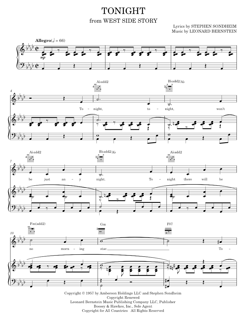 play-official-version-of-tonight-from-west-side-story-sheet-music-by