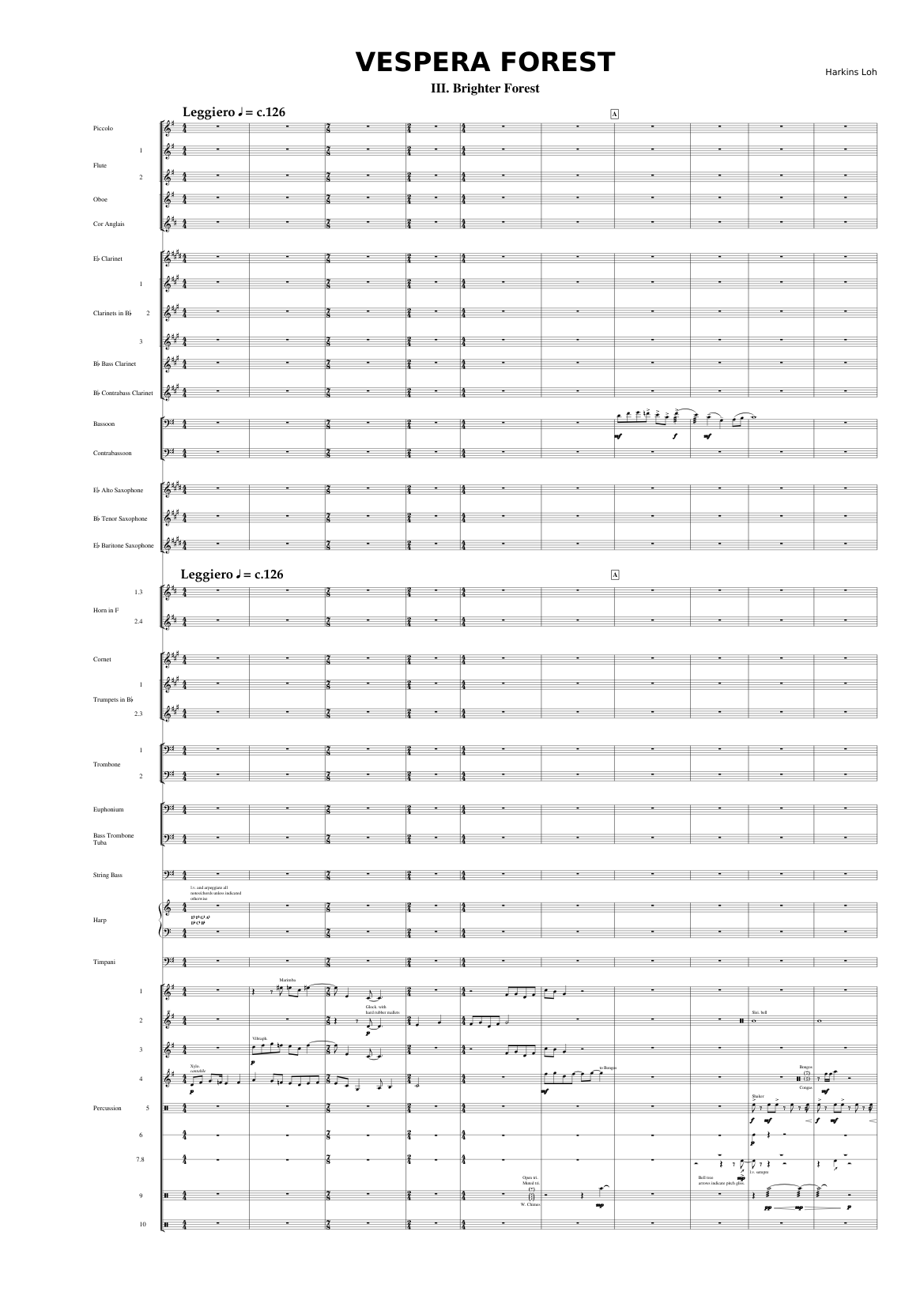 [Symphonic Wind Band] Vespera Forest - Movement III Brighter Forest