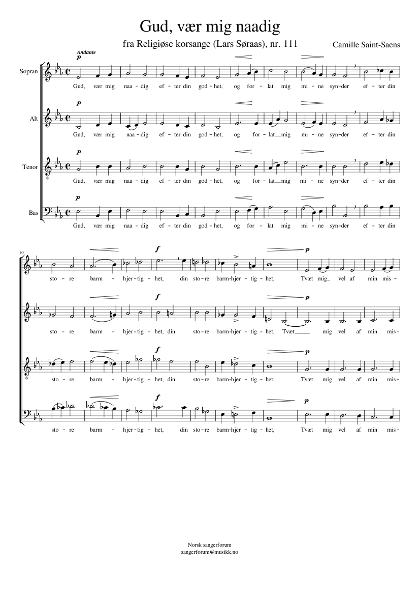 Ave verum in E-flat major