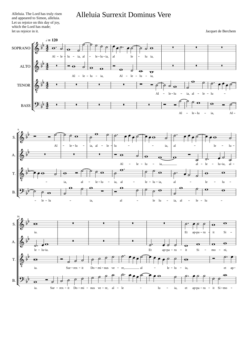 Surrexit dominus vere