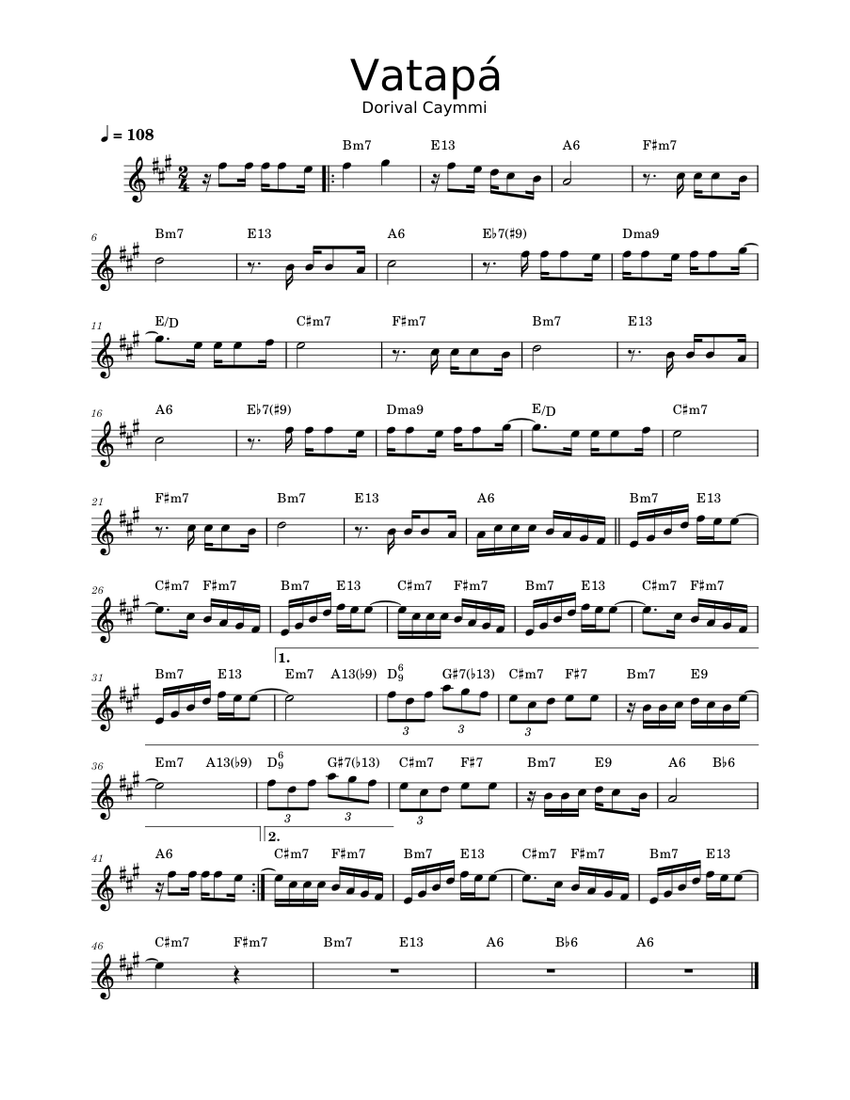 vatap-dorival-caymmi-sheet-music-for-piano-solo-easy-musescore