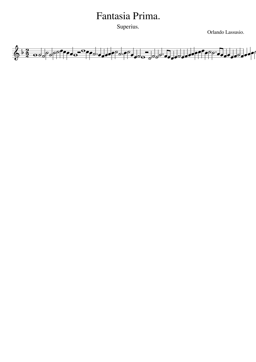 Fantasia Prima.