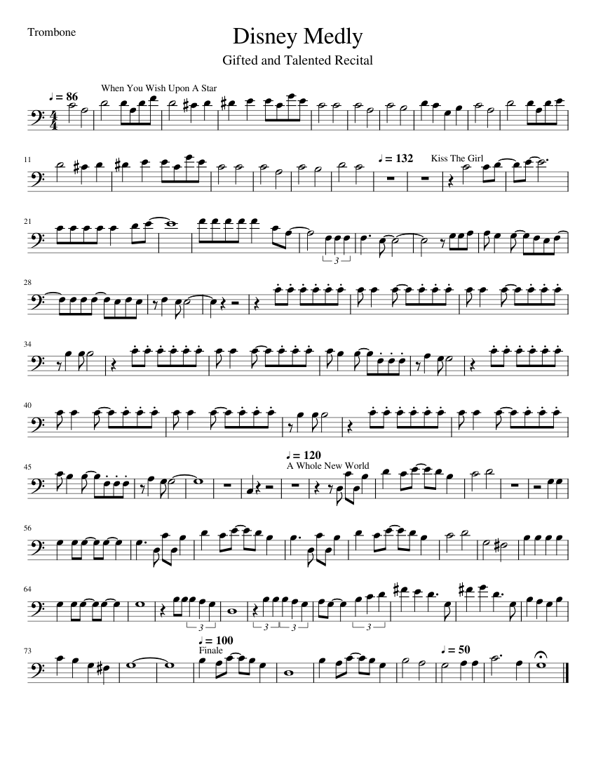 disney-medly-trombone-sheet-music-for-trombone-solo-download-and-print-in-pdf-or-midi-free