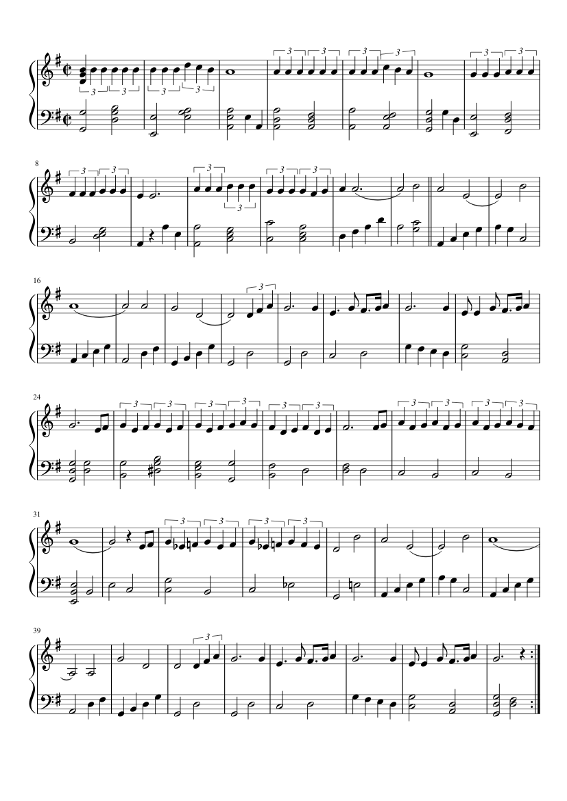 nel blu dipinto di blu Sheet music for Piano (Solo) | Musescore.com