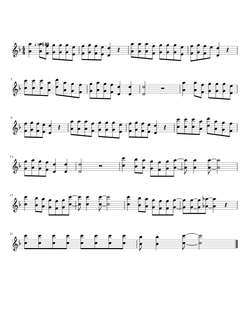 Ben 10 Sheet music for Piano (Solo) | Musescore.com