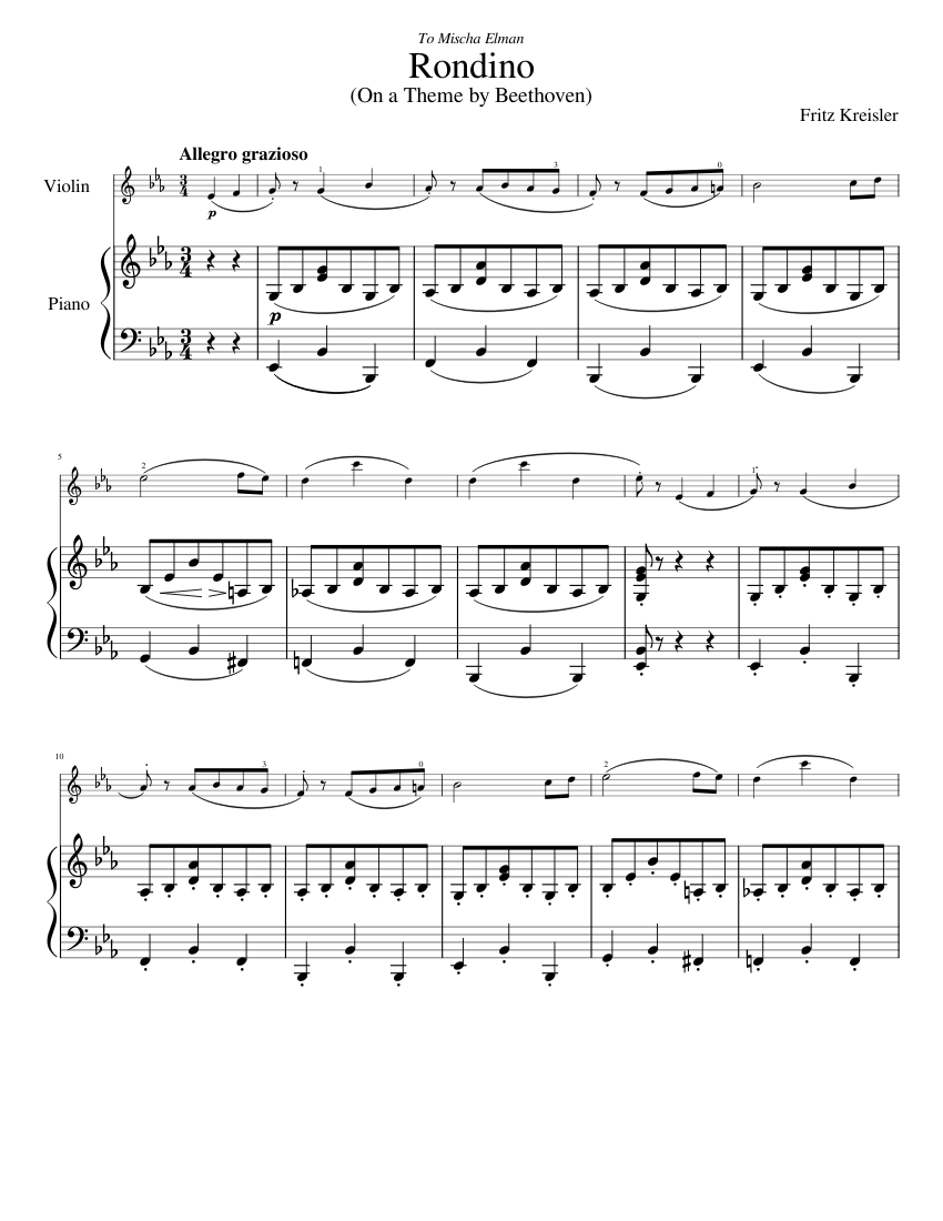 Rondino on a Theme by Beethoven