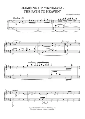 Free Climbing Up "Iknimaya - The Path To Heaven" by James Horner sheet music  | Download PDF or print on Musescore.com
