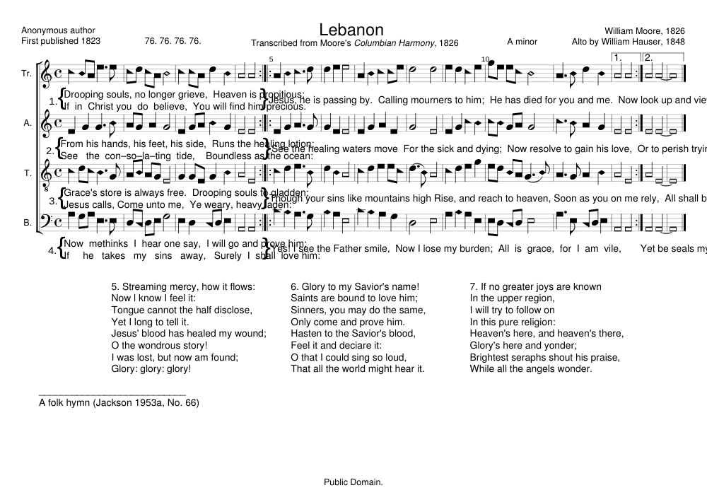 Lebanon - William Moore