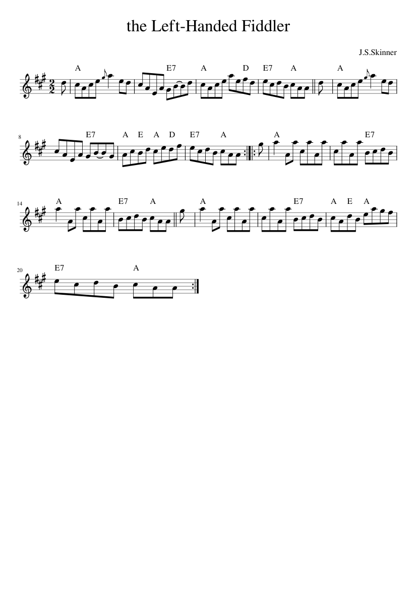 The Left-Handed Fiddler