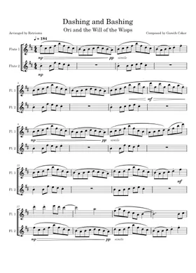 Free Dashing And Bashing by Gareth Coker sheet music | Download PDF or  print on Musescore.com