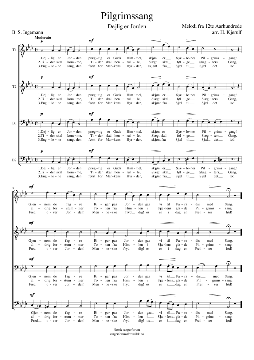 PIlgrimssang (Deilig er jorden)