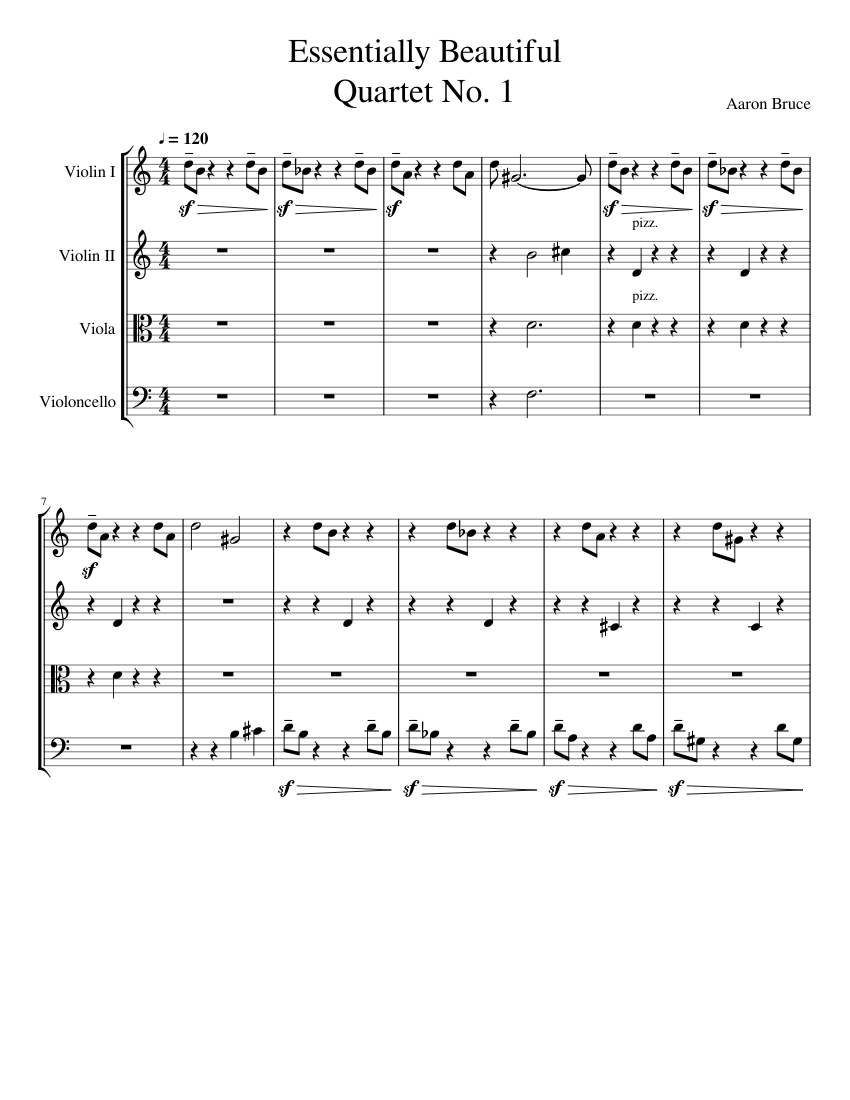 Essentially Beautiful: String Quartet No. 1