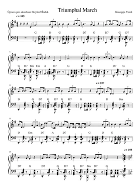 Free Giuseppe Verdi sheet music | Download PDF or print on Musescore.com