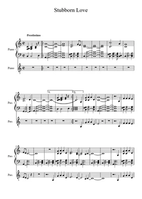 Free Stubborn Love by The Lumineers sheet music | Download PDF or print on  Musescore.com