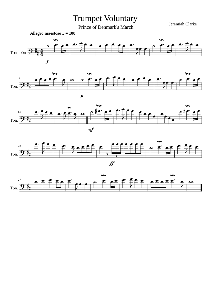 trumpet voluntary