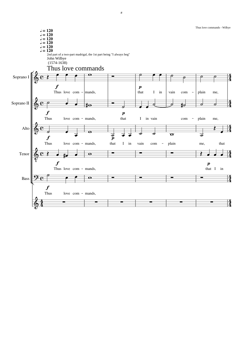 Thus love commands