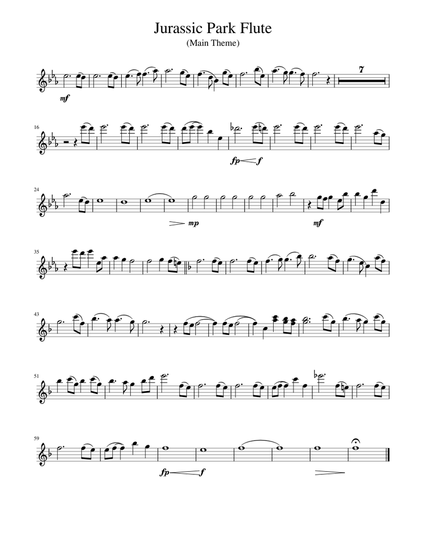 jurassic-park-flute-sheet-music-for-flute-solo-musescore