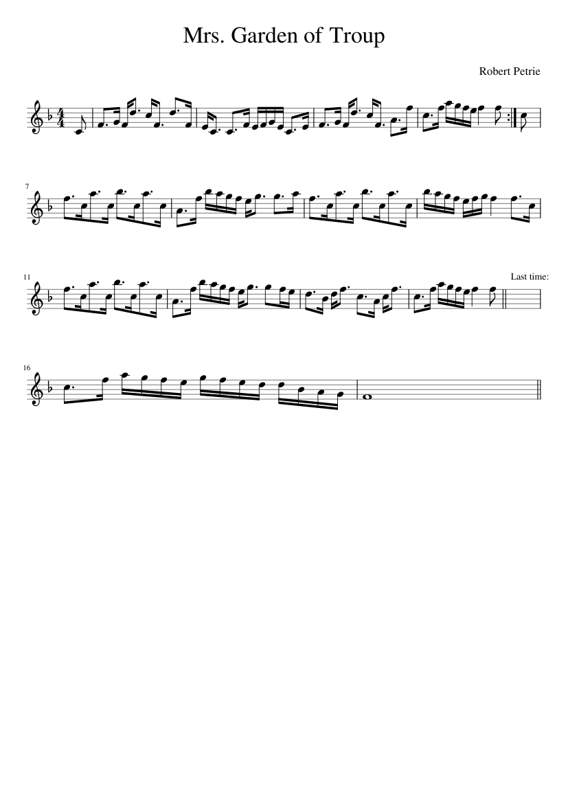 Mrs. Garden of Troup