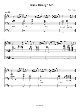 Free It Runs Through Me by Tom Misch sheet music | Download PDF or print on  Musescore.com