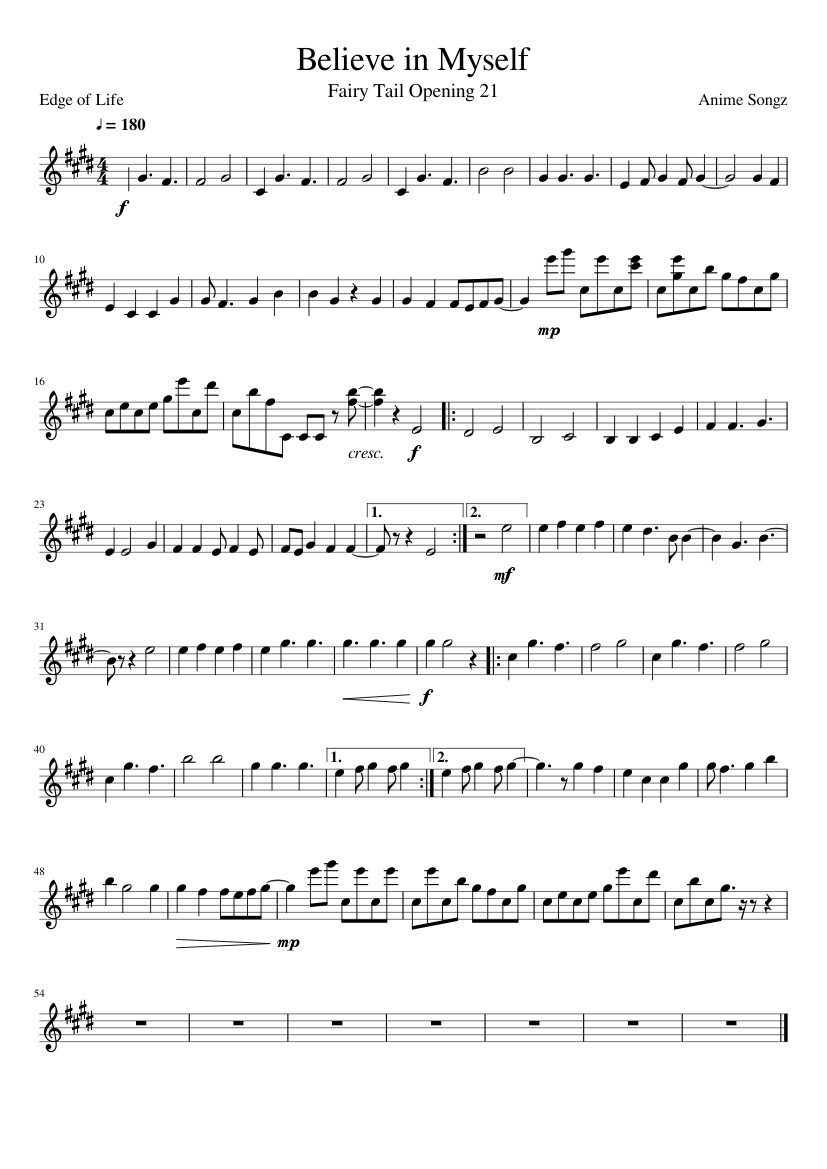 Unravel Sheet music for Clarinet in b-flat (Solo) | Musescore.com
