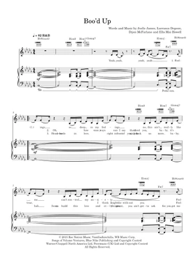 Free Boo'd Up by Ella Mai sheet music | Download PDF or print on  Musescore.com