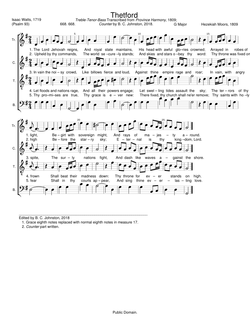 Thetford - Hezekiah Moors