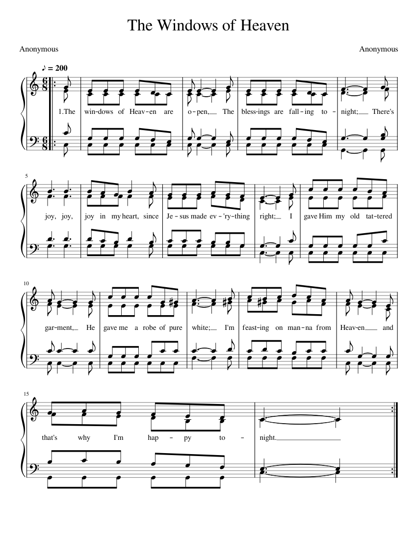 203 The Windows Of Heaven Piano Tutorial 203 the windows of heaven piano tutorial