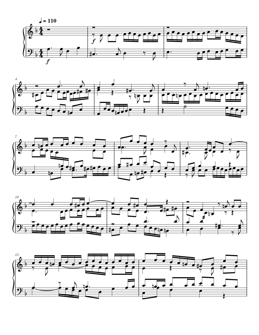 Requiem in d minor k 626 - kyrie eleison – Wolfgang Amadeus Mozart Sheet  music for Piano (Solo) | Musescore.com