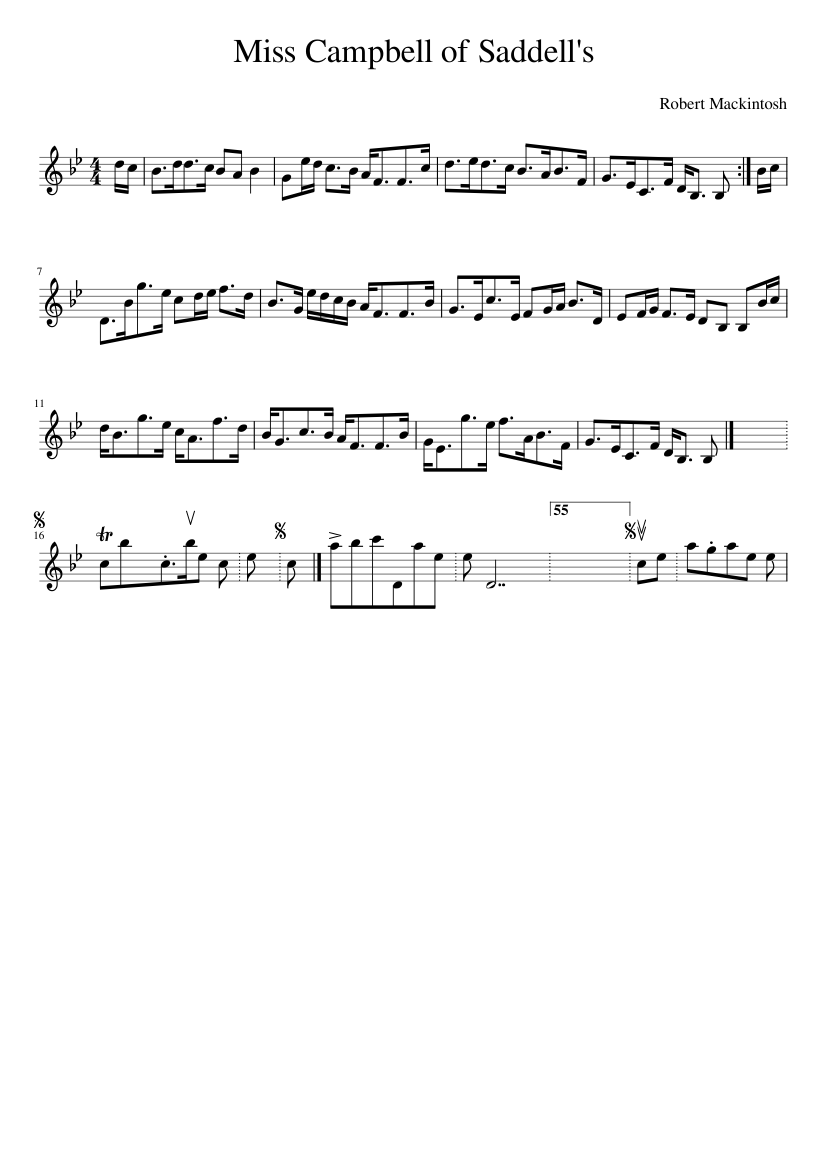 Miss Campbell of Saddell's