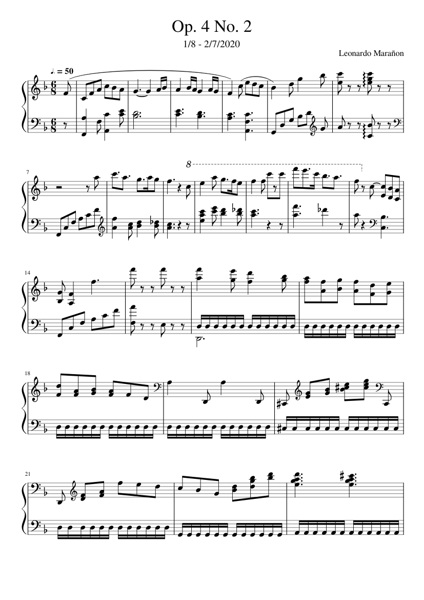 Op. 4 No. 2 F major