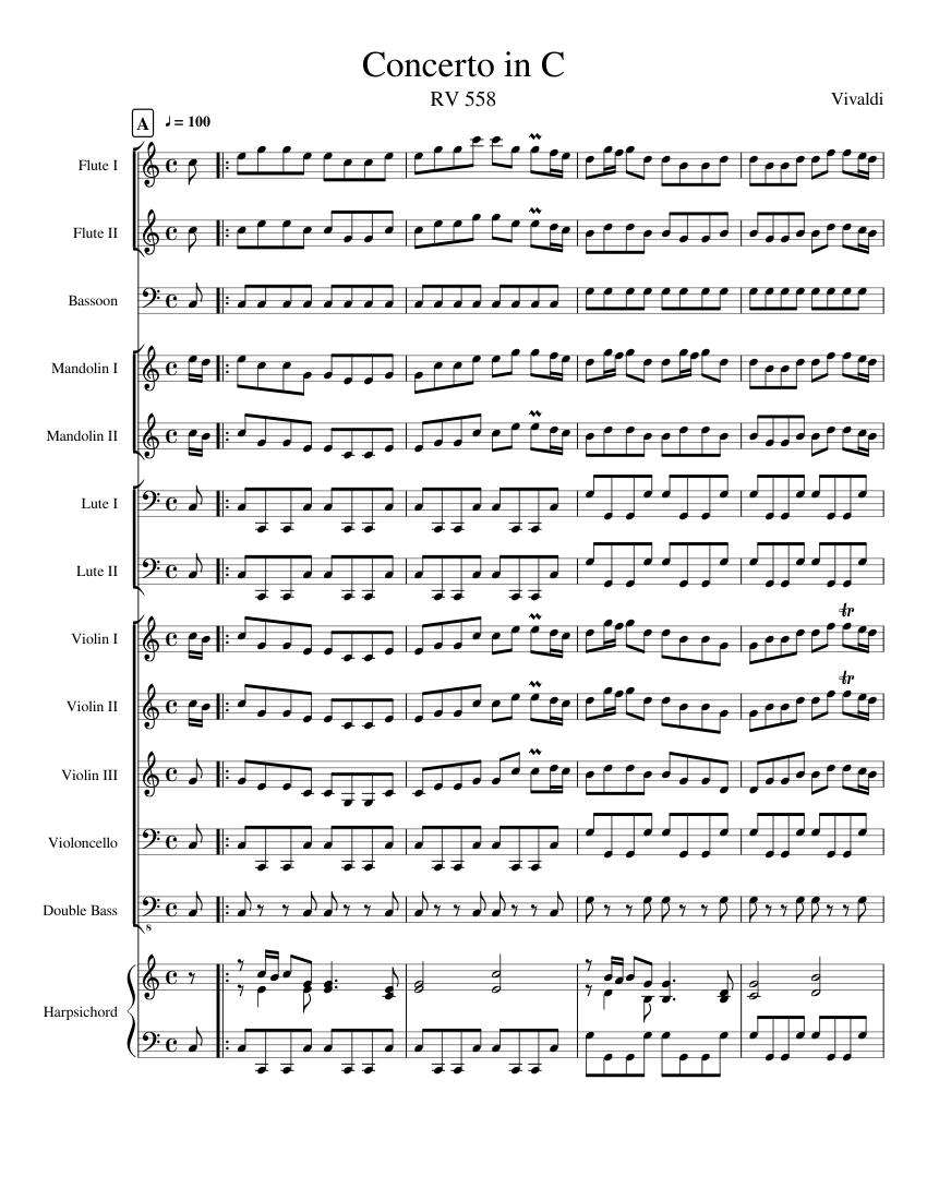 Concerto in C