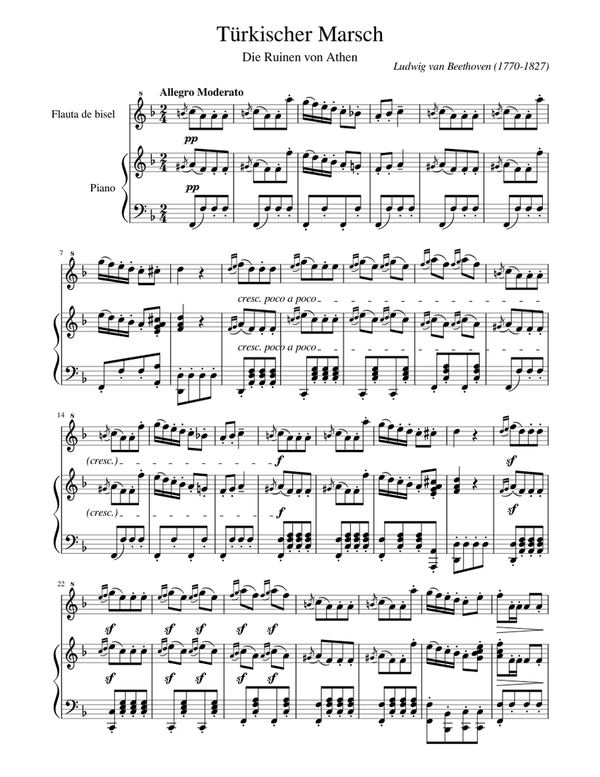 T rkischer Marsch Beethoven Recorder Sheet Music For Piano t-rkischer-marsch-beethoven-recorder-sheet-music-for-piano