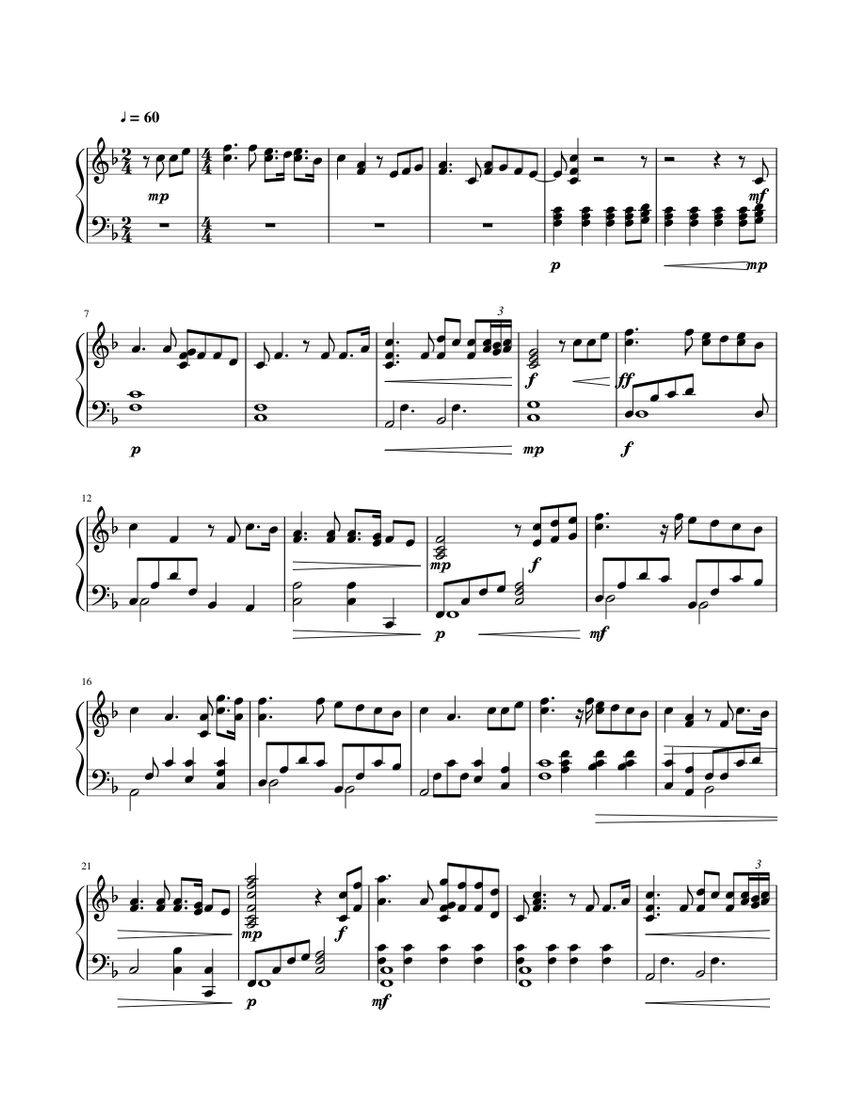 You raise me up - Josh Groban Sheet music for Piano (Solo) | Musescore.com