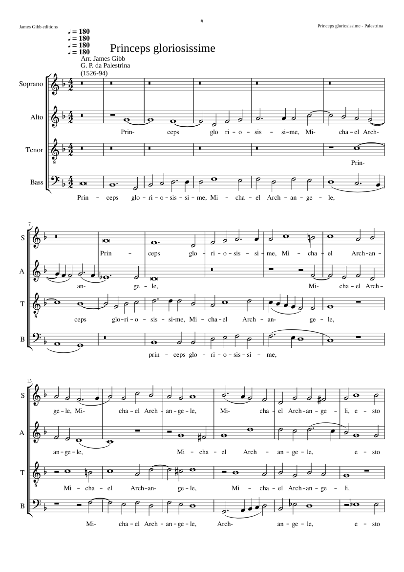 Princeps gloriosissime