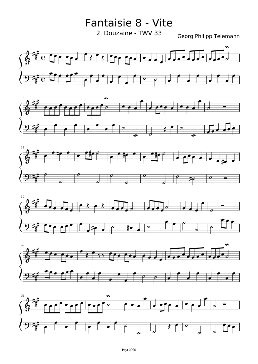 Fantasia TWV 33
