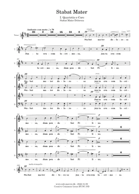 Dvorak - Stabat Mater sheet music | Play, print, and download in PDF or  MIDI sheet music on Musescore.com