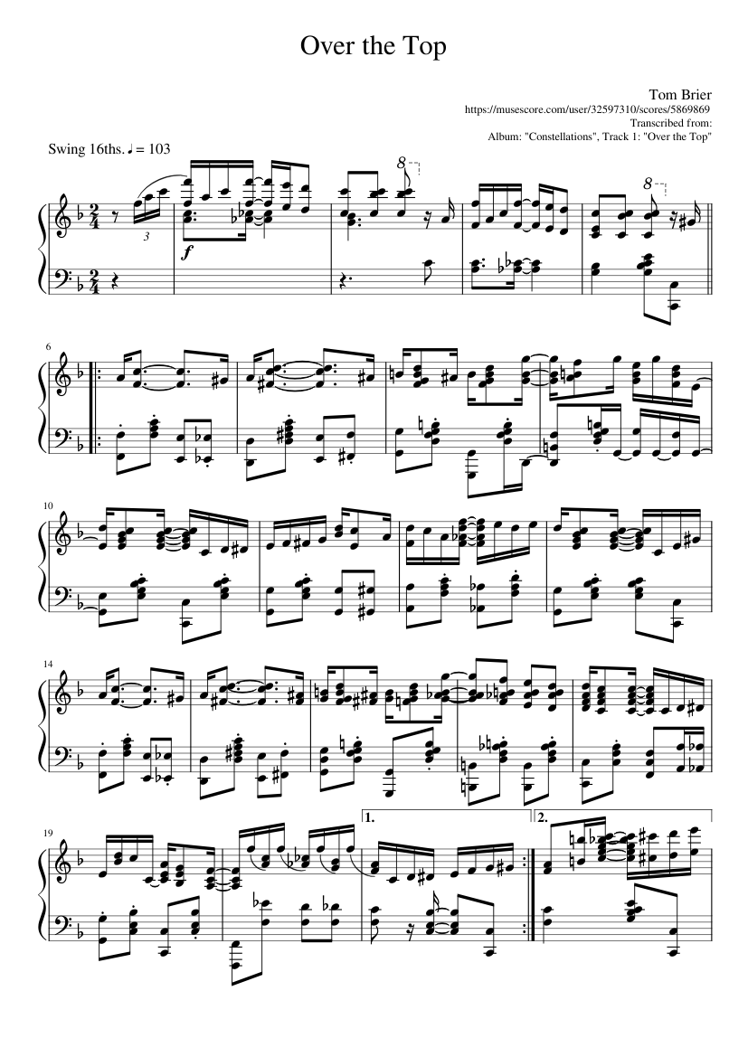 Tom Brier Improvisation